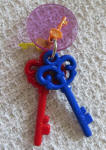 Busy Beaks Key Dangle