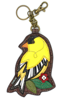 Gold Finch Key Fob Coin Purse by Chala