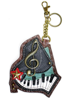 Piano Key Fob Coin Purse by Chala