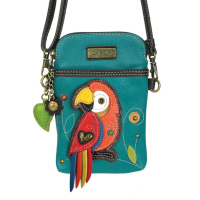 Red Parrot - Cellphone Crossbody